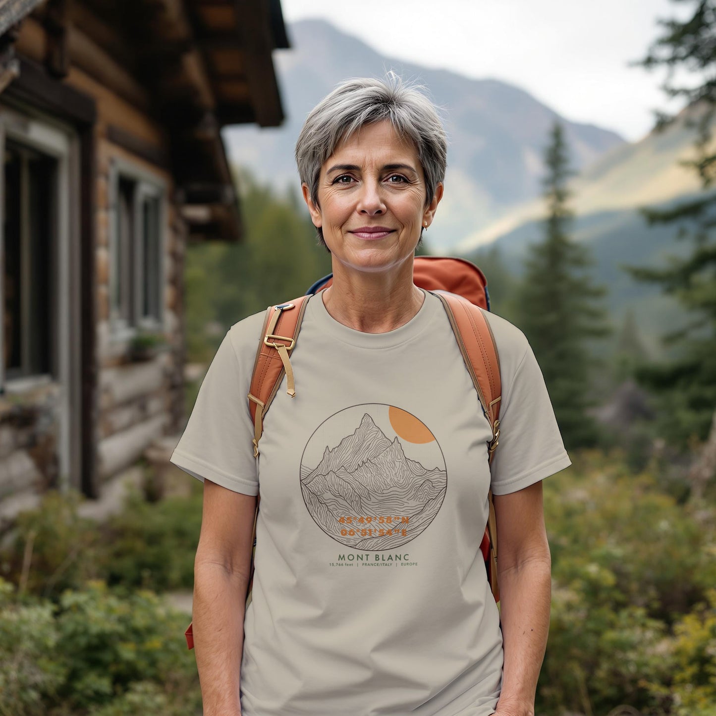 Mont Blanc Circle T-Shirt - Trailblaze Shirts