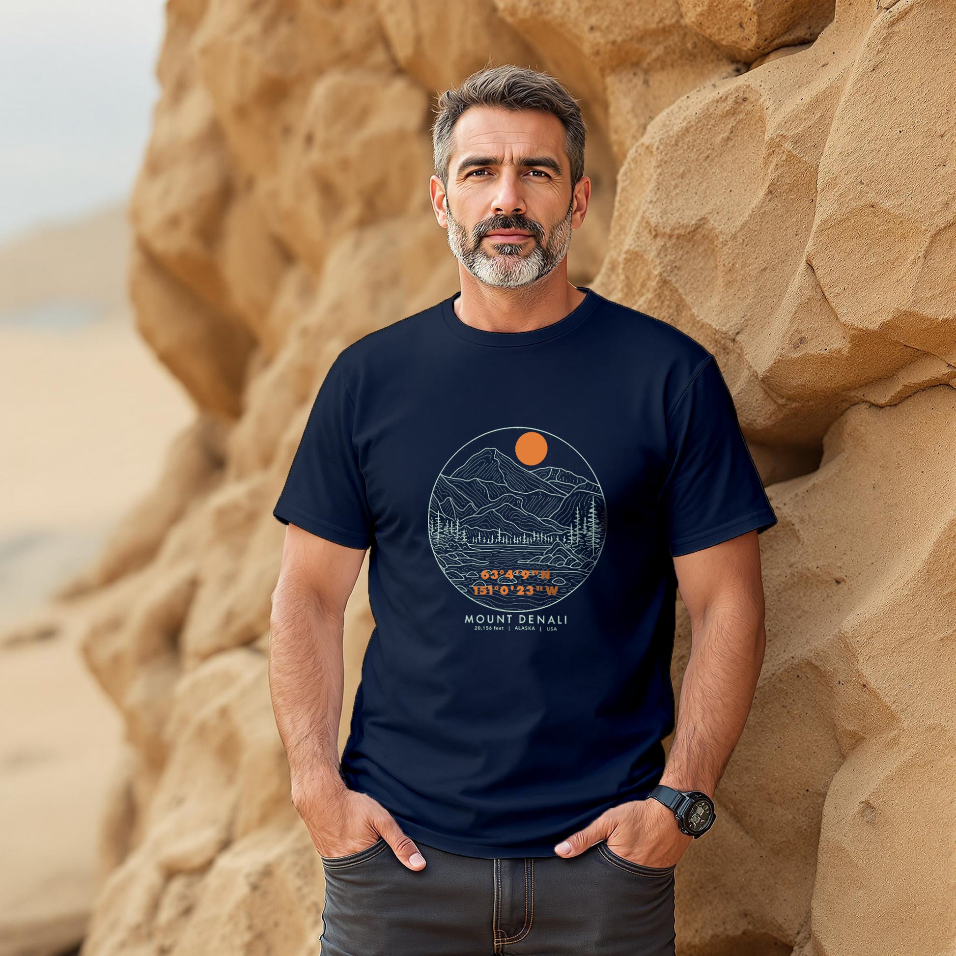 Mount Denali Circle T-Shirt - Trailblaze Shirts