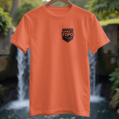 I Hike Topo Lines T-Shirt - Trailblaze Shirts