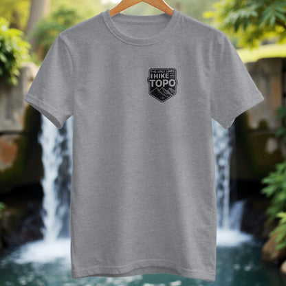 I Hike Topo Lines T-Shirt - Trailblaze Shirts