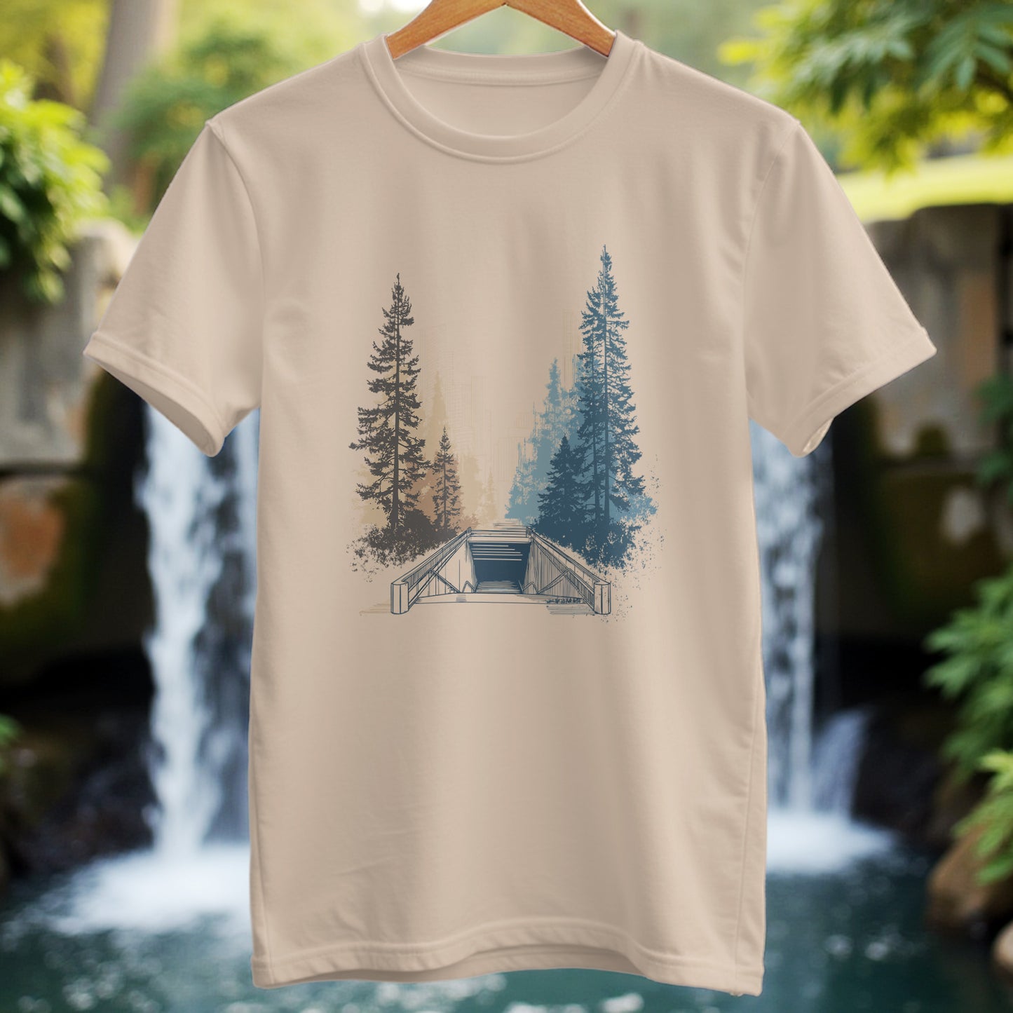 Stairs To Stillness T-Shirt - Trailblaze Shirts