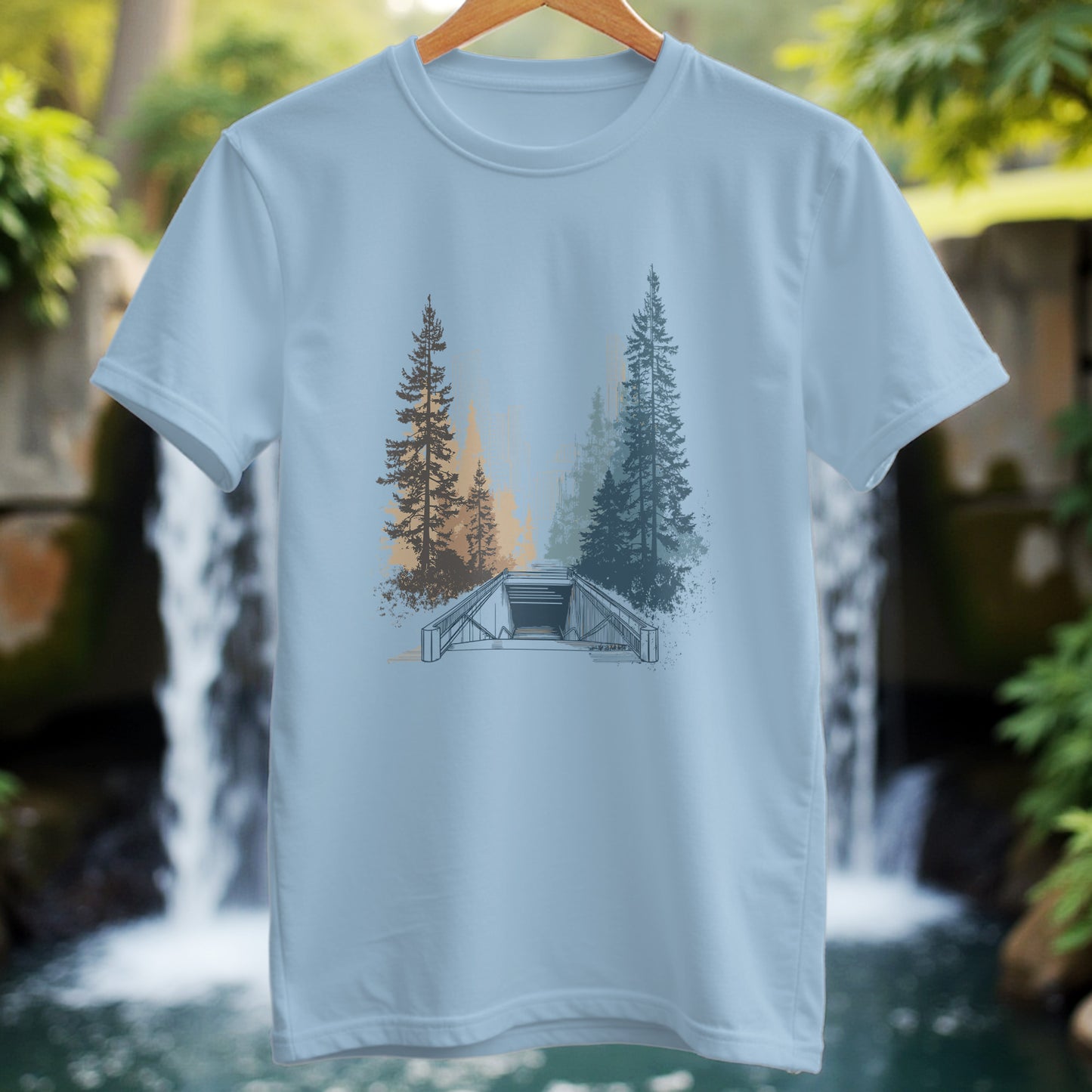 Stairs To Stillness T-Shirt - Trailblaze Shirts