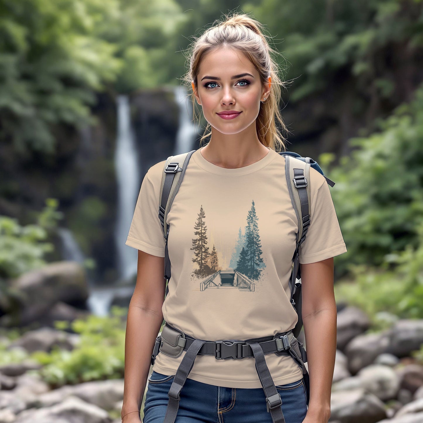 Stairs To Stillness T-Shirt - Trailblaze Shirts