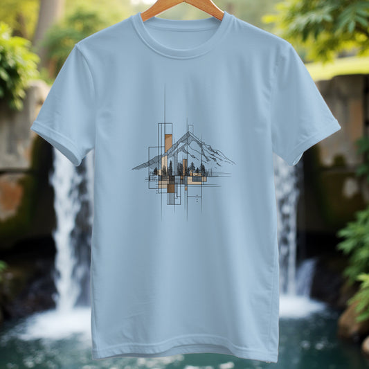 Linear Landscape T-Shirt - Trailblaze Shirts
