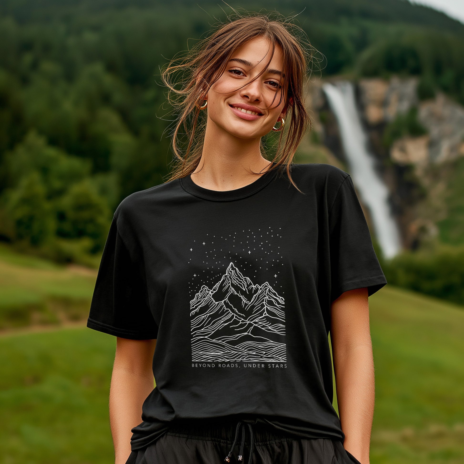Beyond Roads, Under Stars T-Shirt - Trailblaze Shirts
