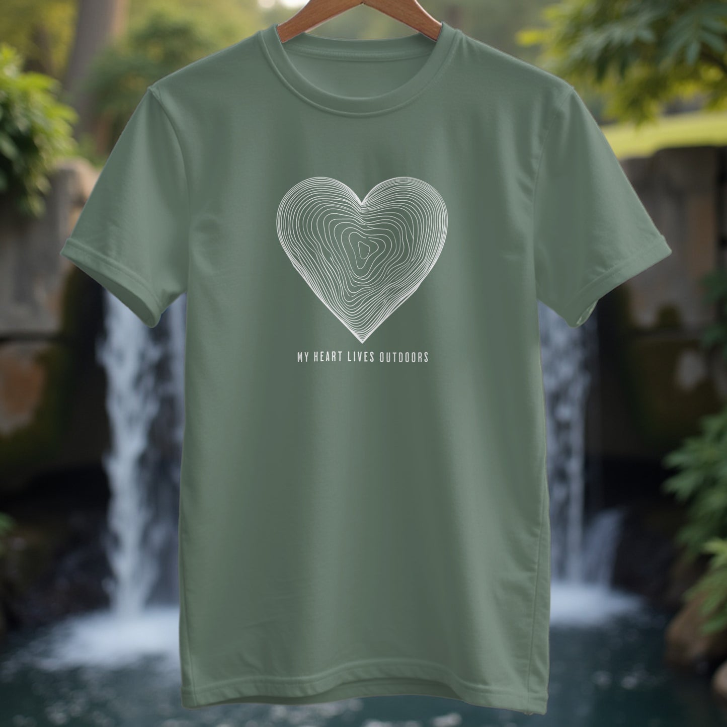 My Heart Lives Outdoors T-Shirt - Trailblaze Shirts