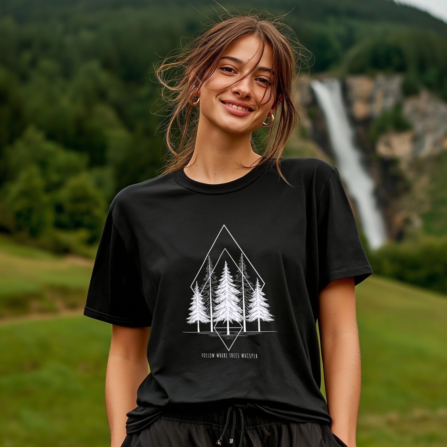 Follow Where Trees Whisper T-Shirt - Trailblaze Shirts