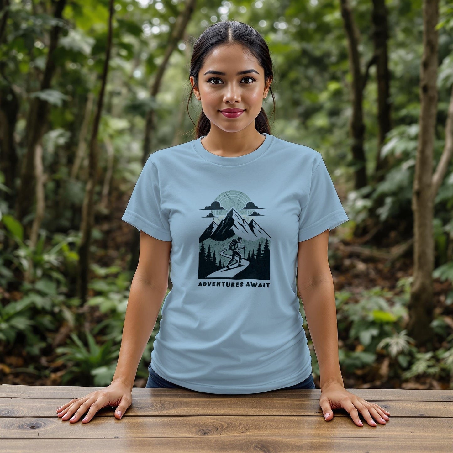 Adventures Await Graphic T-Shirt