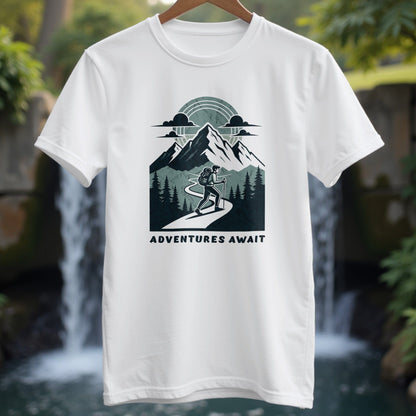 Adventures Await Graphic T-Shirt