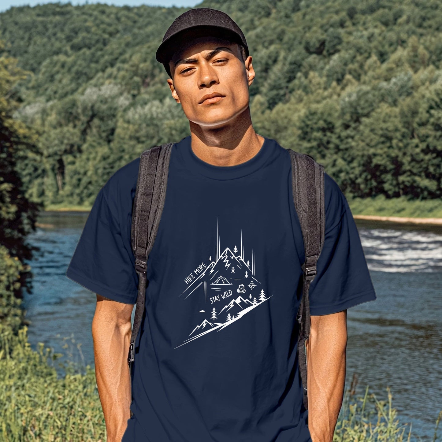 Hike More Stay Wild on Track T-Shirt