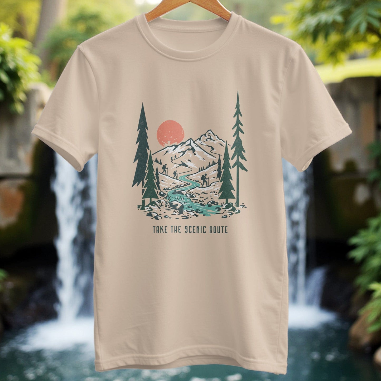 Take The Scenic Route Graphic T-Shirt