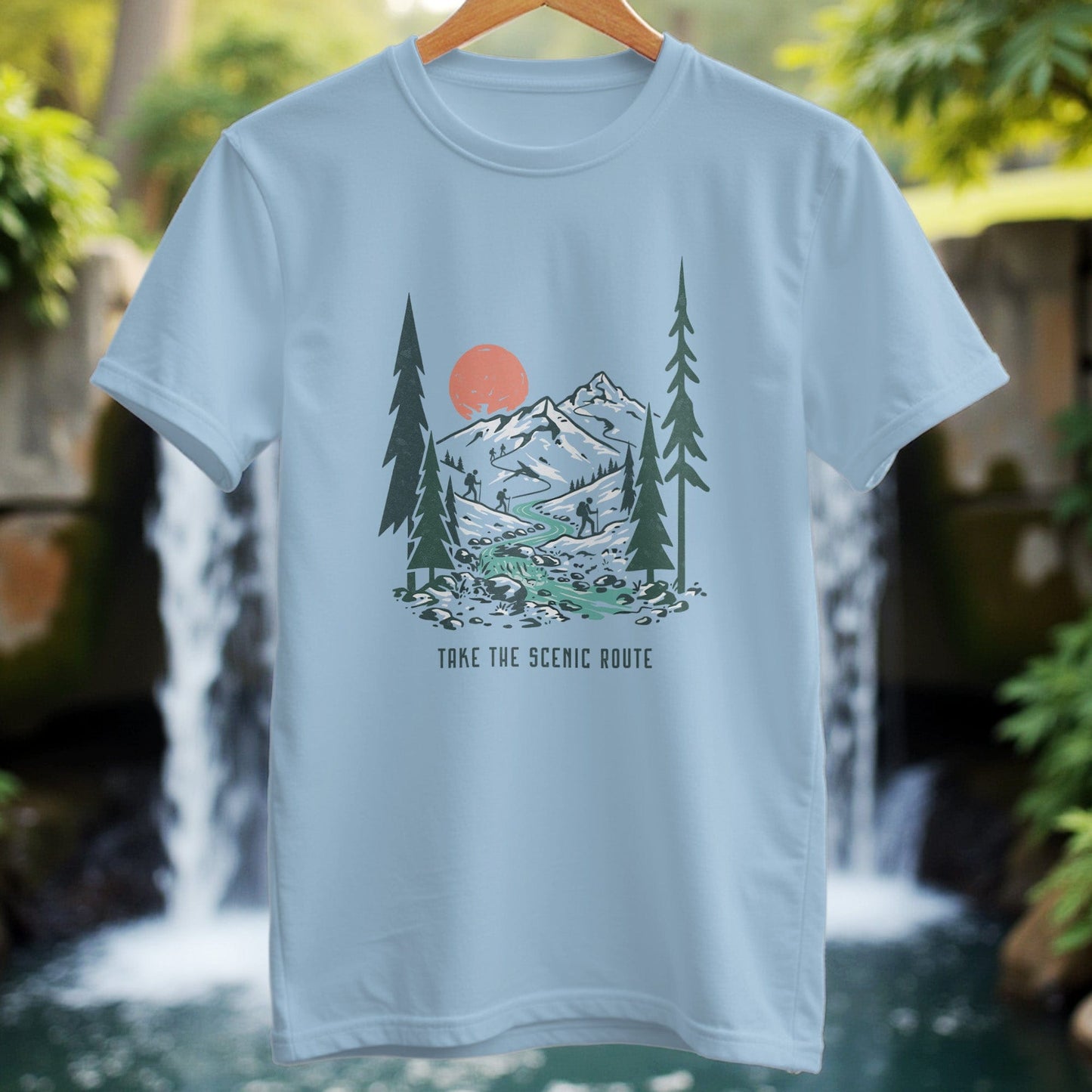 Take The Scenic Route Graphic T-Shirt