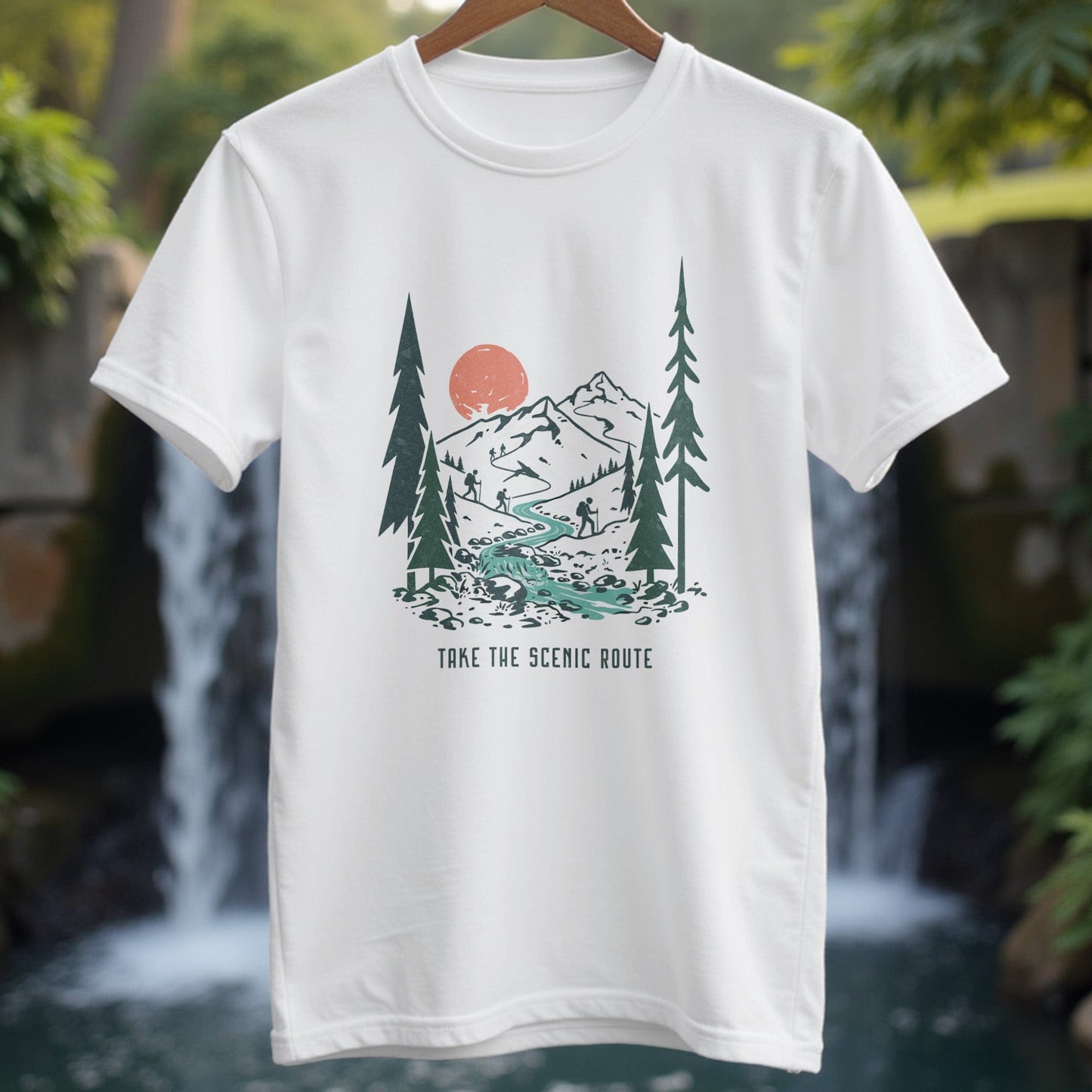 Take The Scenic Route Graphic T-Shirt
