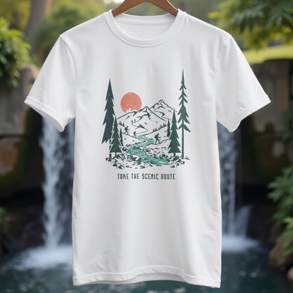 Take The Scenic Route Graphic T-Shirt