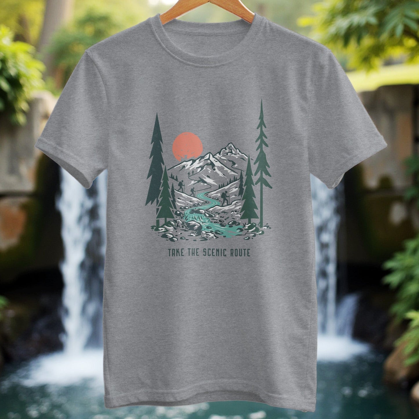 Take The Scenic Route Graphic T-Shirt
