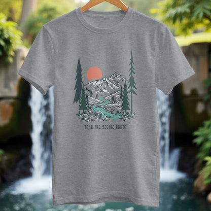 Take The Scenic Route Graphic T-Shirt