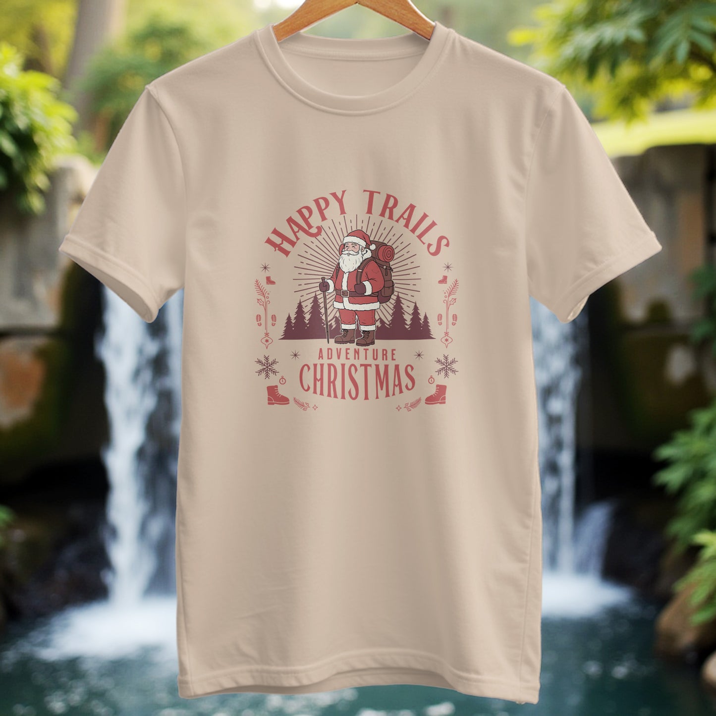 Happy Trails Adventure Christmas T-Shirt