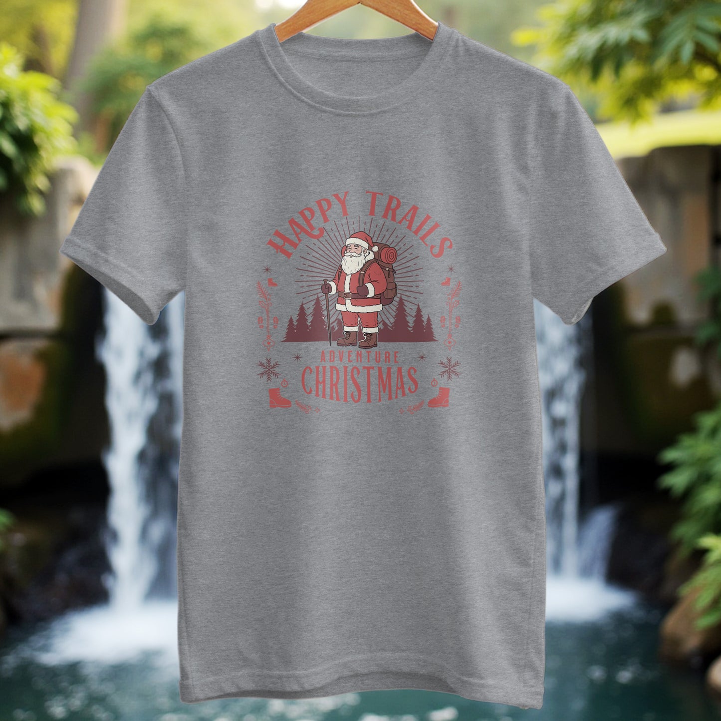 Happy Trails Adventure Christmas T-Shirt