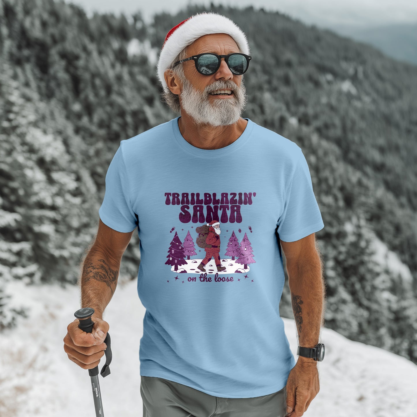 Santa On The Loose T-Shirt