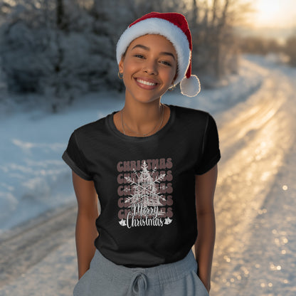 Snowflake Christmas Trails T-Shirt