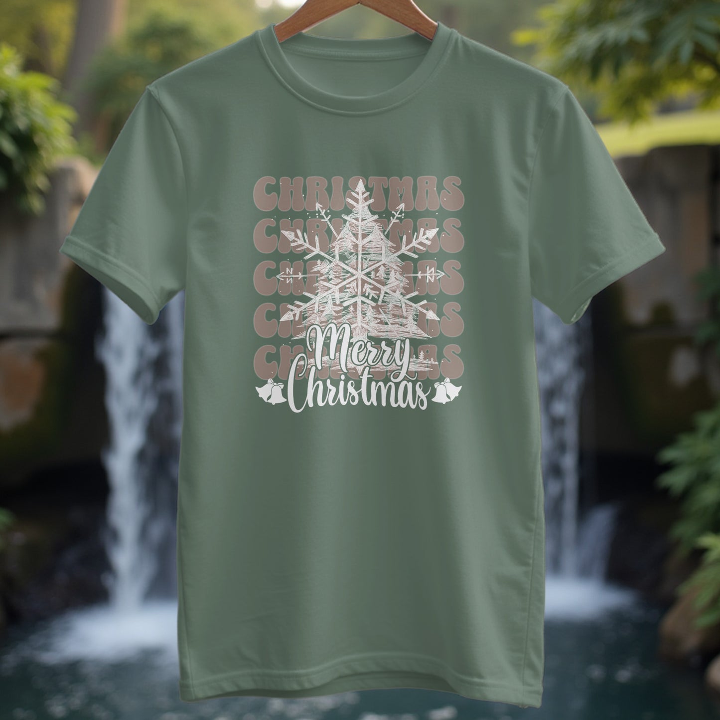 Snowflake Christmas Trails T-Shirt