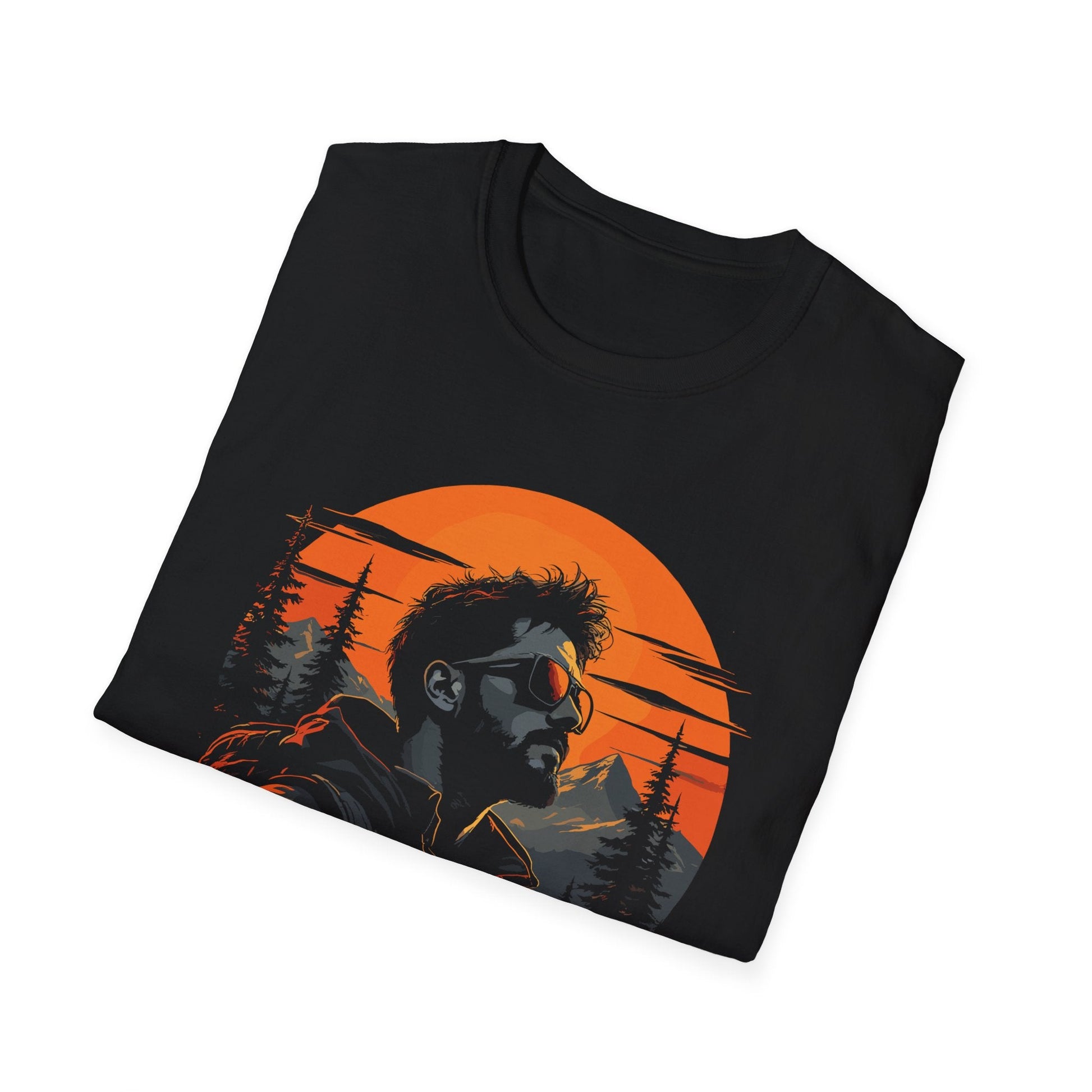 Man's Portrait Born To Hike T-Shirt - Trailblaze Shirts