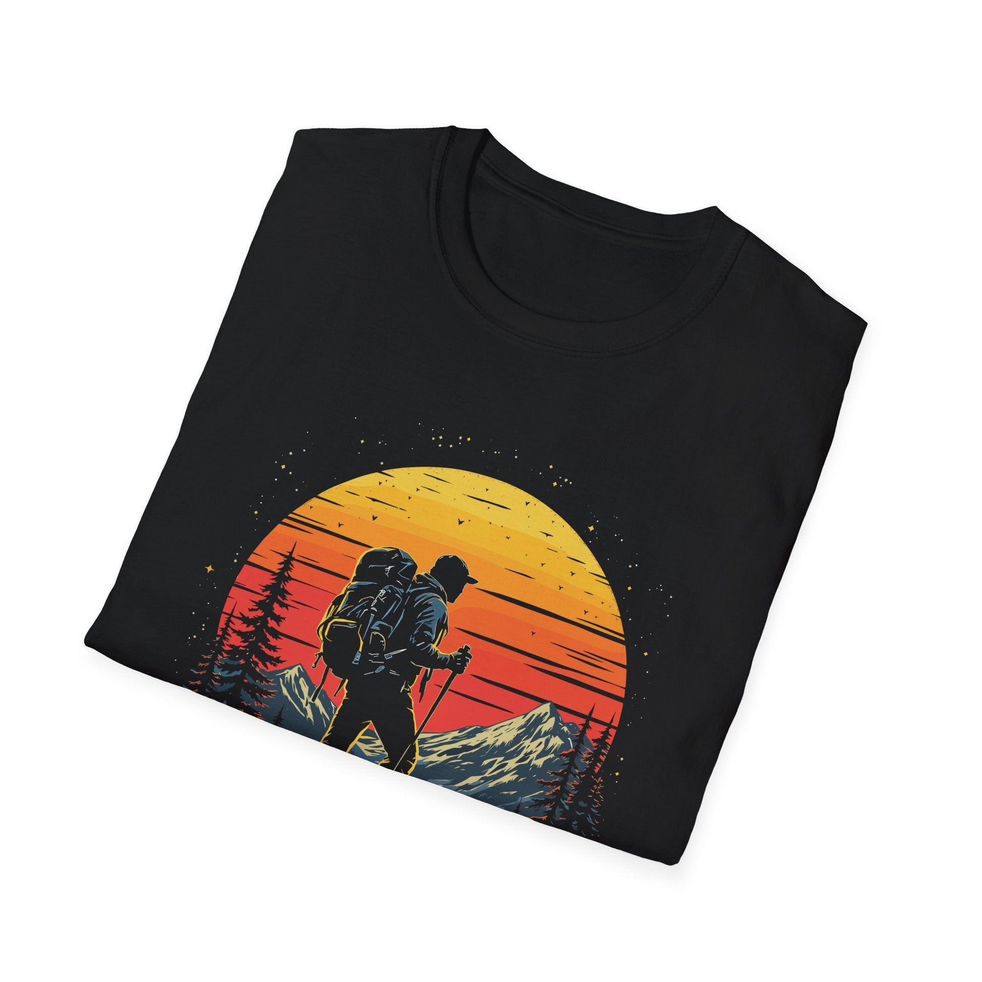 Man's Silhouette Born To Hike T-Shirt - Trailblaze Shirts