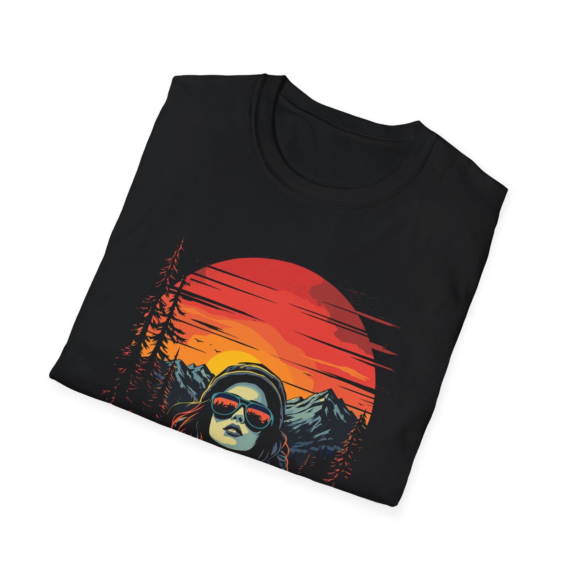 Woman's Portrait Born To Hike T-Shirt - Trailblaze Shirts