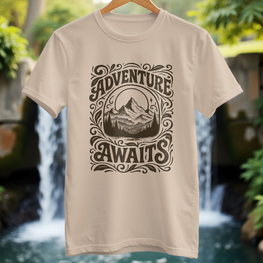 Adventure Awaits Retro T-Shirt - Trailblaze Shirts