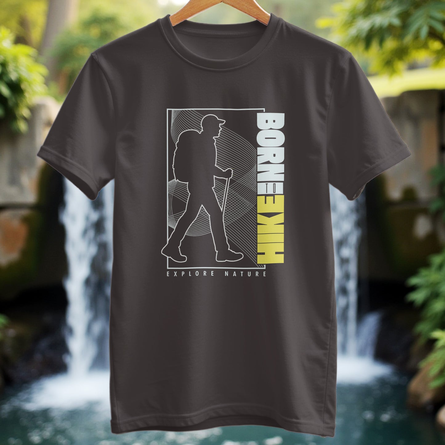 Born To Hike Design T-Shirt - Trailblaze Shirts