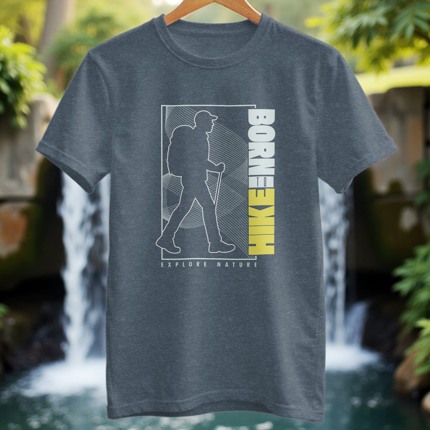 Born To Hike Design T-Shirt - Trailblaze Shirts