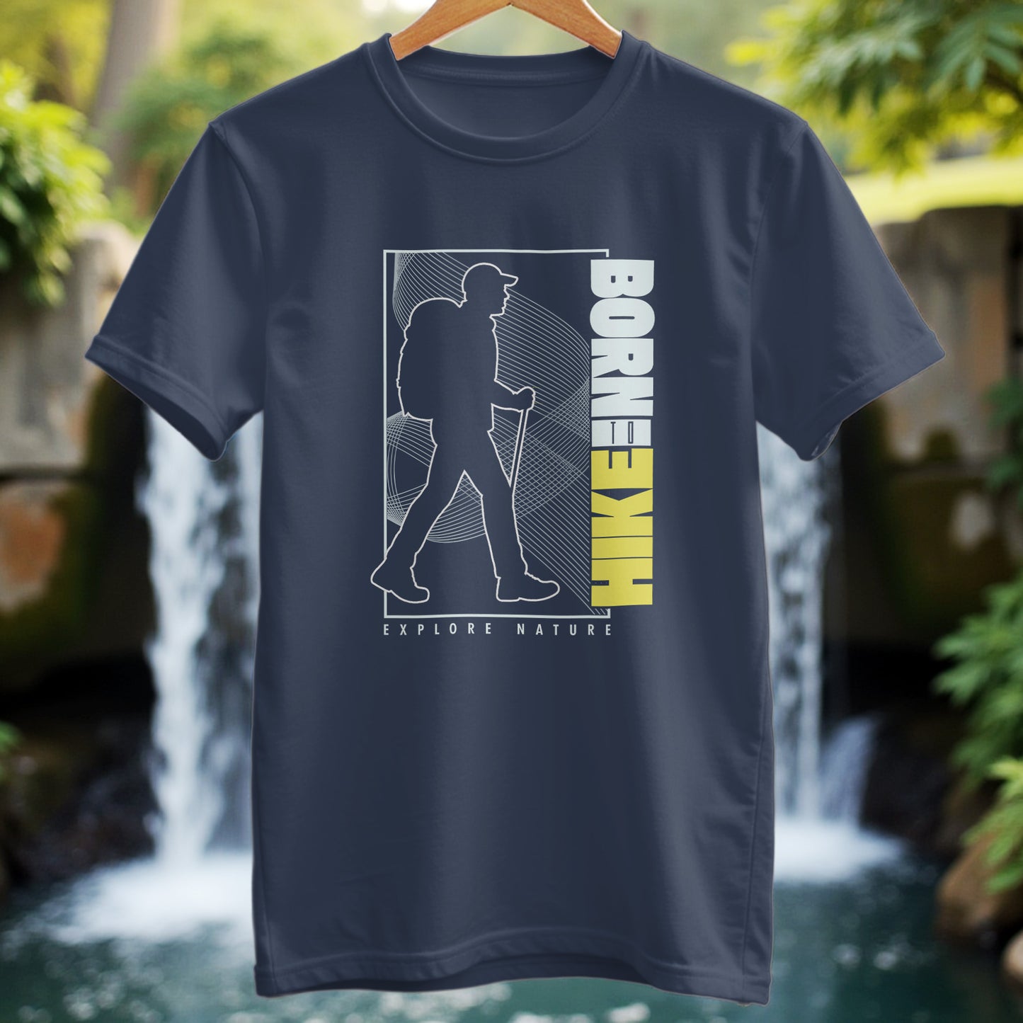 Born To Hike Design T-Shirt - Trailblaze Shirts
