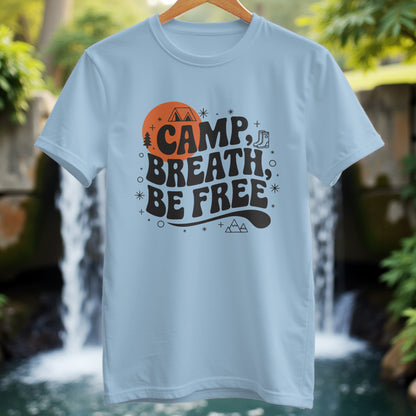 Camp Breath Be Free T-Shirt - Trailblaze Shirts