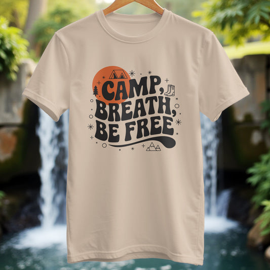 Camp Breath Be Free T-Shirt - Trailblaze Shirts