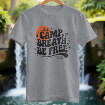 Camp Breath Be Free T-Shirt - Trailblaze Shirts