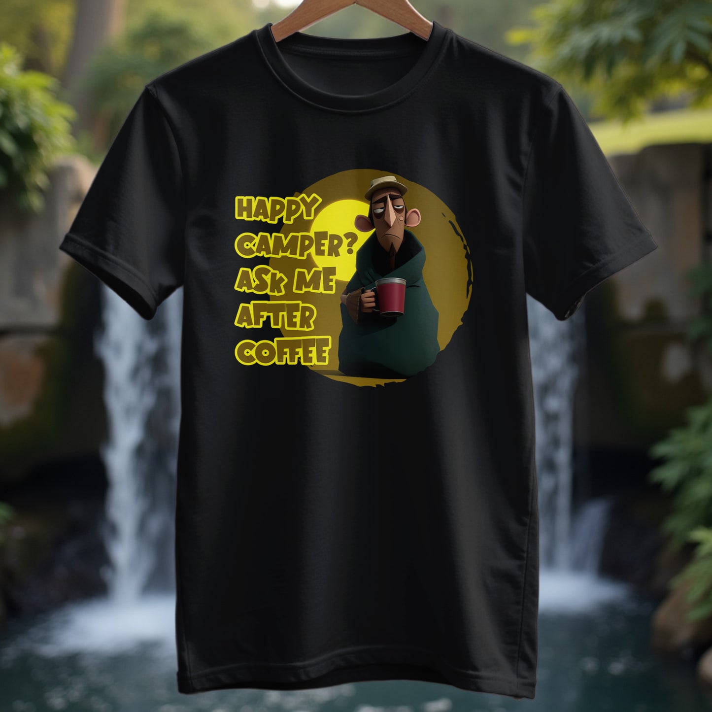 Happy Camper Humorous T-shirt - Trailblaze Shirts