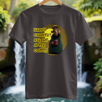 Happy Camper Humorous T-shirt - Trailblaze Shirts