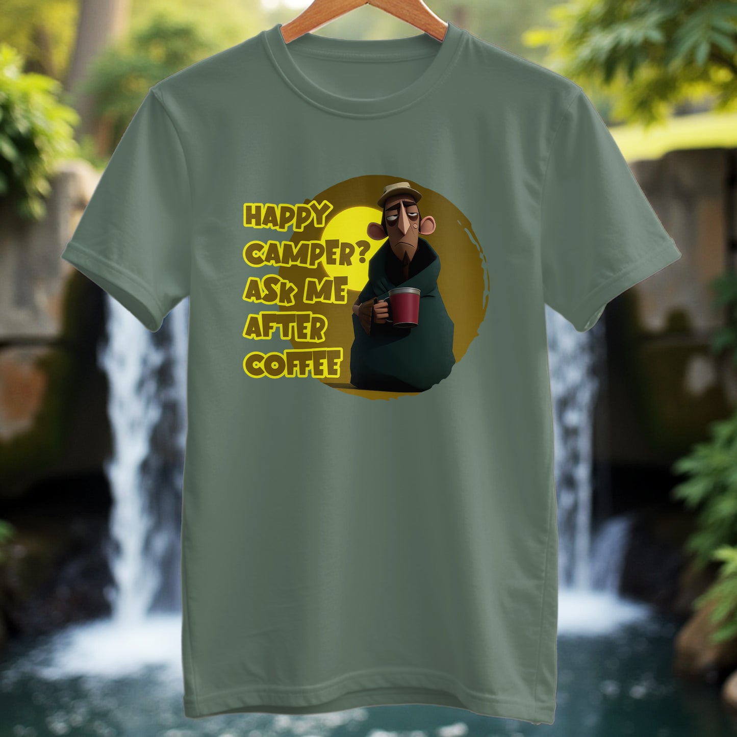 Happy Camper Humorous T-shirt - Trailblaze Shirts