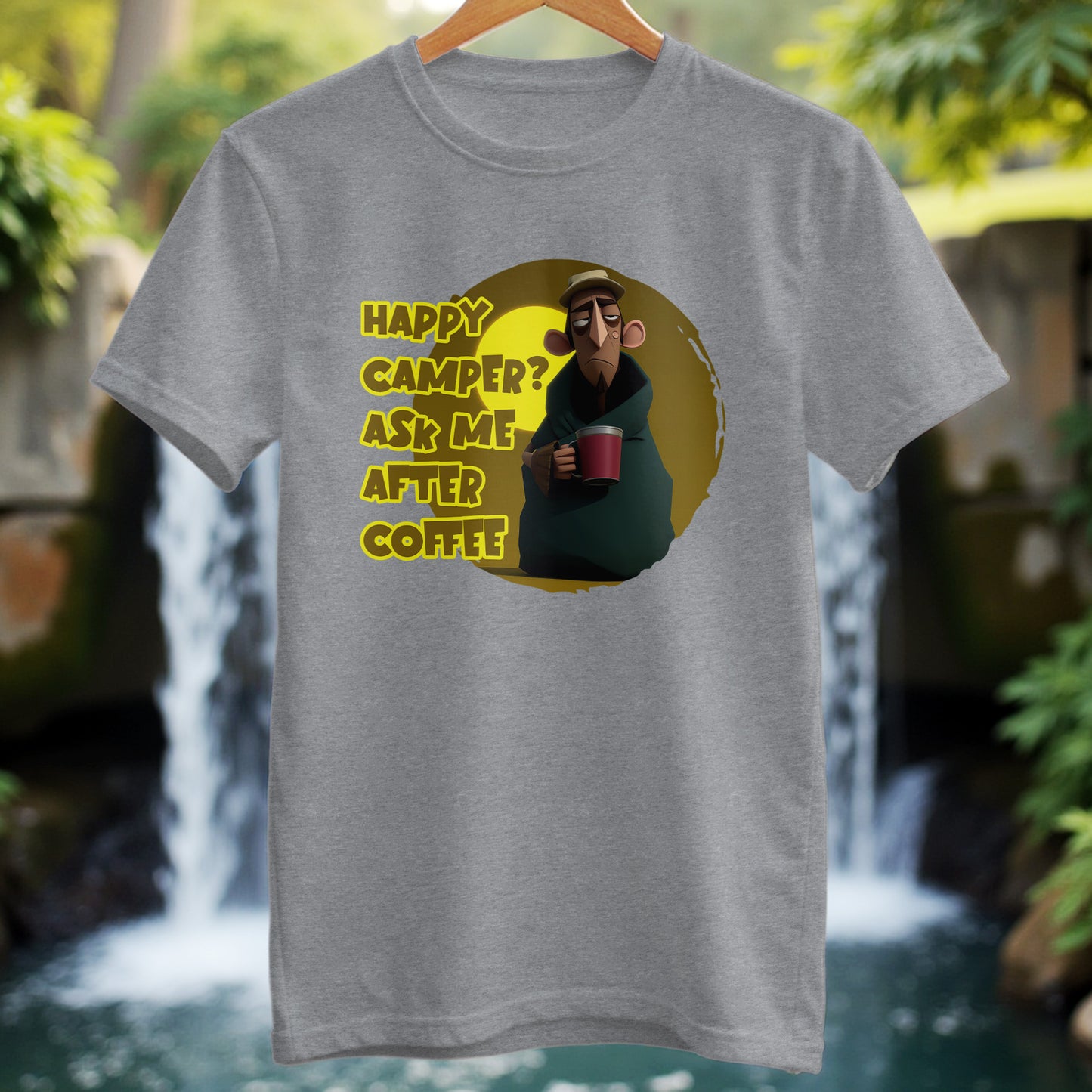 Happy Camper Humorous T-shirt - Trailblaze Shirts