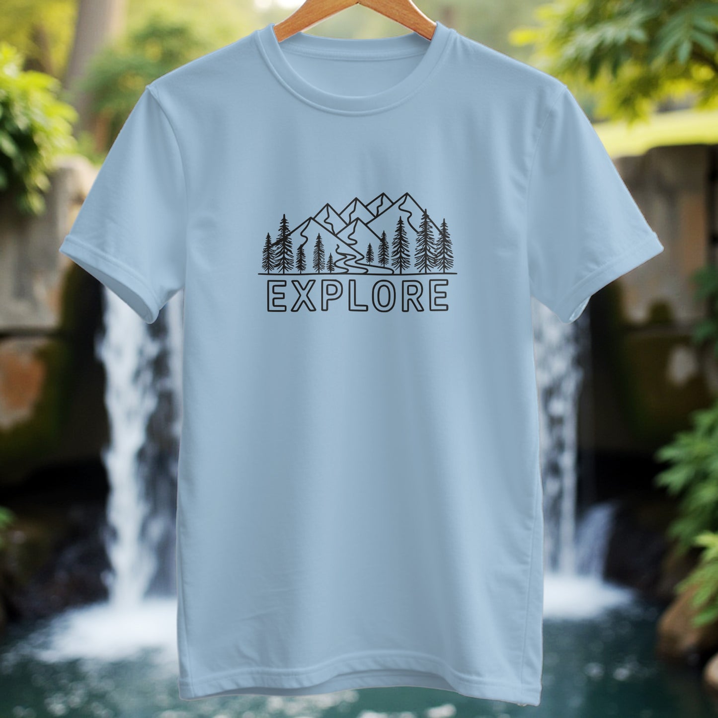 Minimalistic Explore Design T-Shirt - Trailblaze Shirts