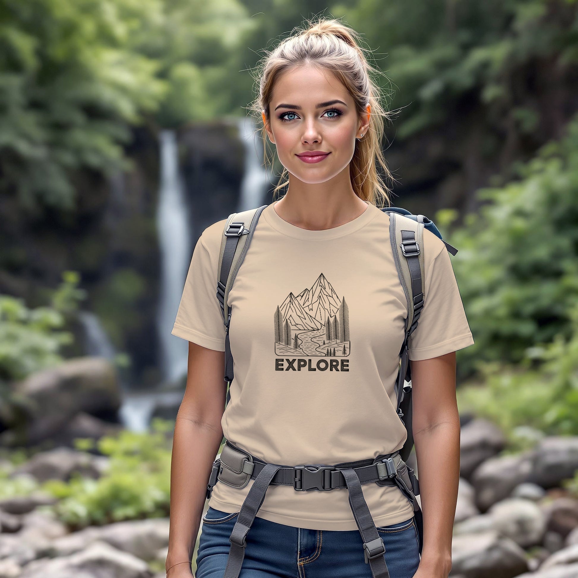 Minimalistic Explore T-Shirt - Trailblaze Shirts