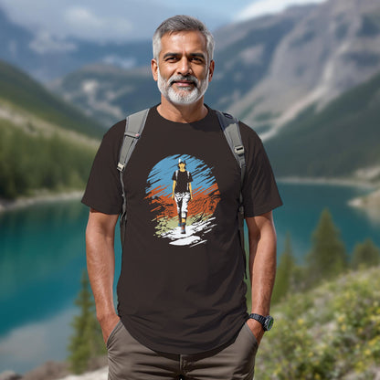 Glitch Style Hiker T-Shirt - Trailblaze Shirts
