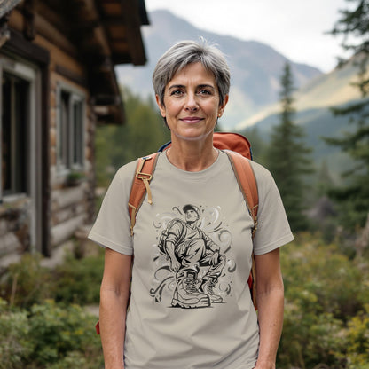 Graffiti Hiker T-Shirt - Trailblaze Shirts