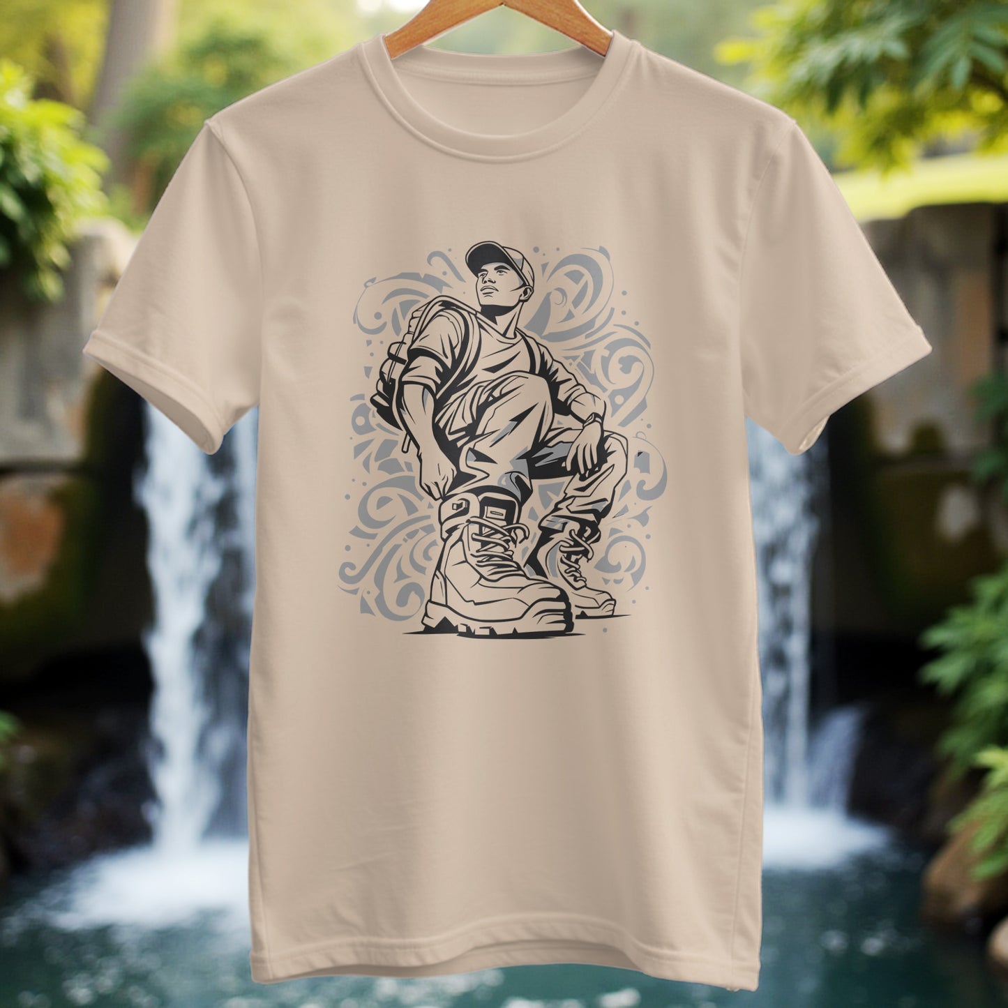 Graffiti Hiker T-Shirt - Trailblaze Shirts