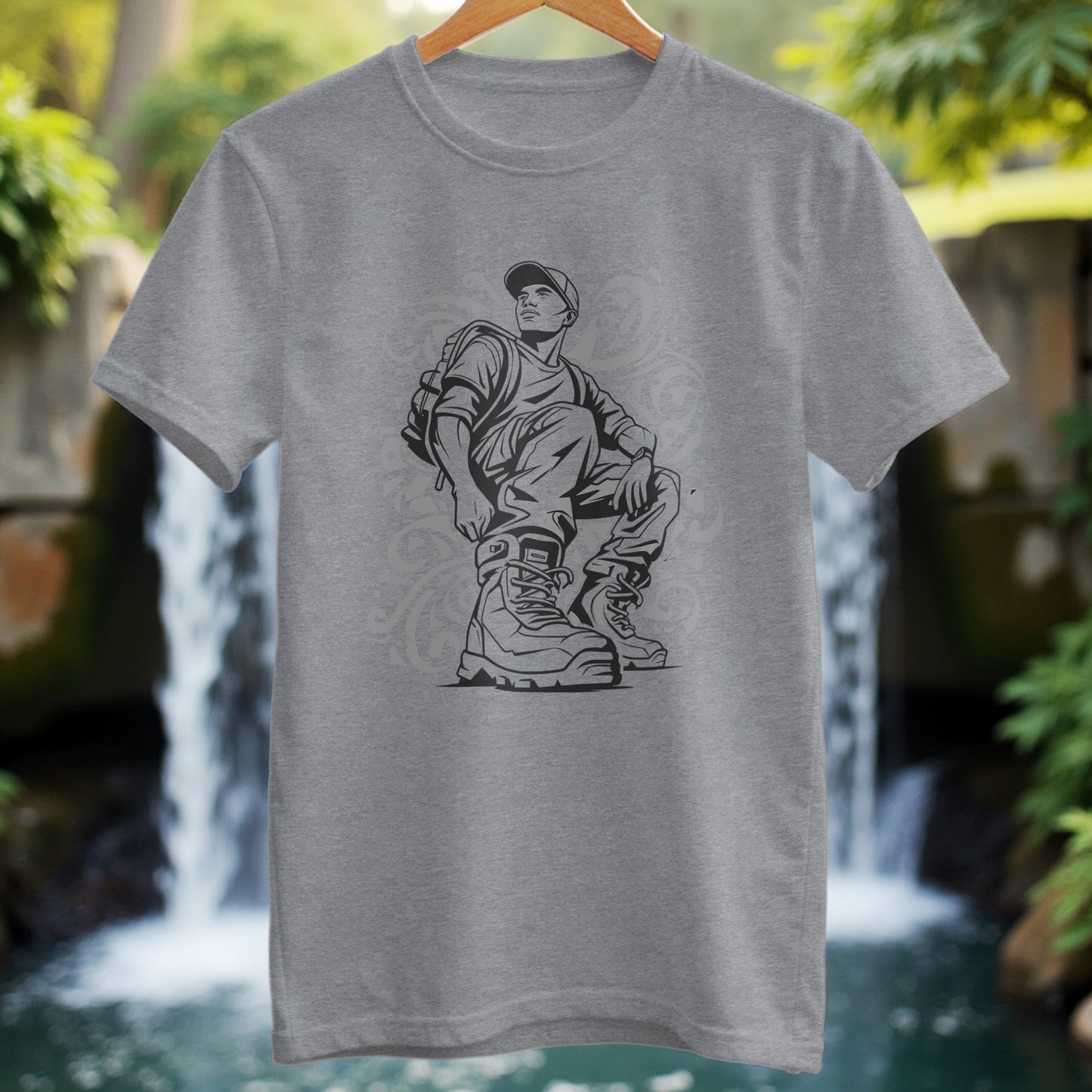 Graffiti Hiker T-Shirt - Trailblaze Shirts
