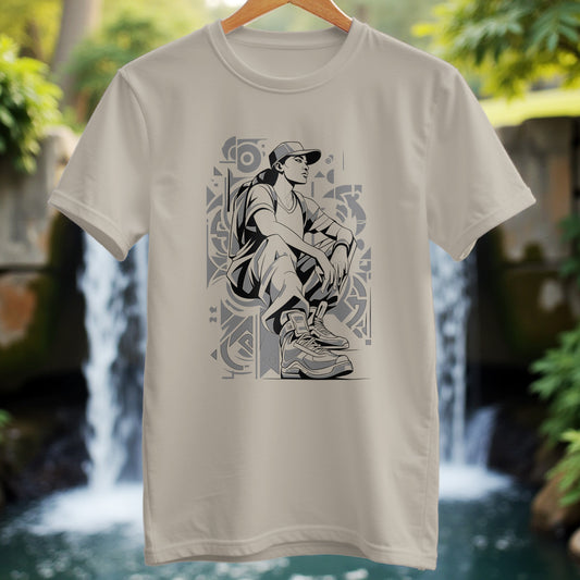 Graffiti Style Hiker T-Shirt - Trailblaze Shirts
