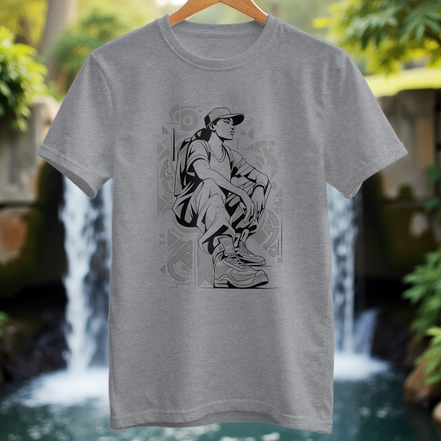 Graffiti Style Hiker T-Shirt - Trailblaze Shirts