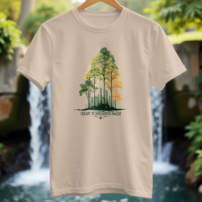 Create Green Pause T-Shirt - Trailblaze Shirts