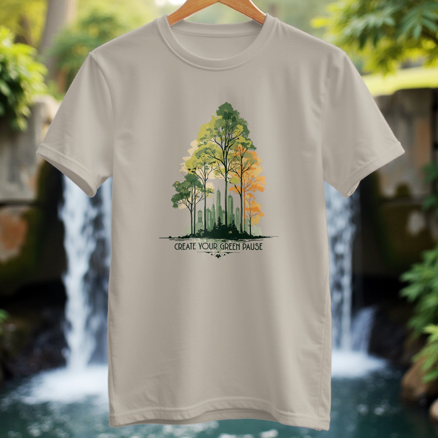Create Green Pause T-Shirt - Trailblaze Shirts