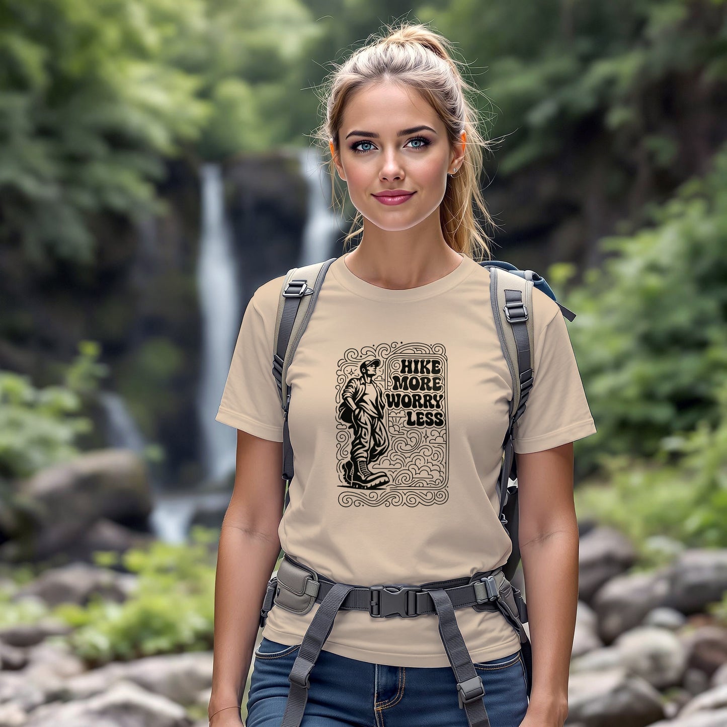 Hike More Worry Less T-Shirt - Trailblaze Shirts